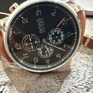 Hugo Boss Black and Brown Men's Watch